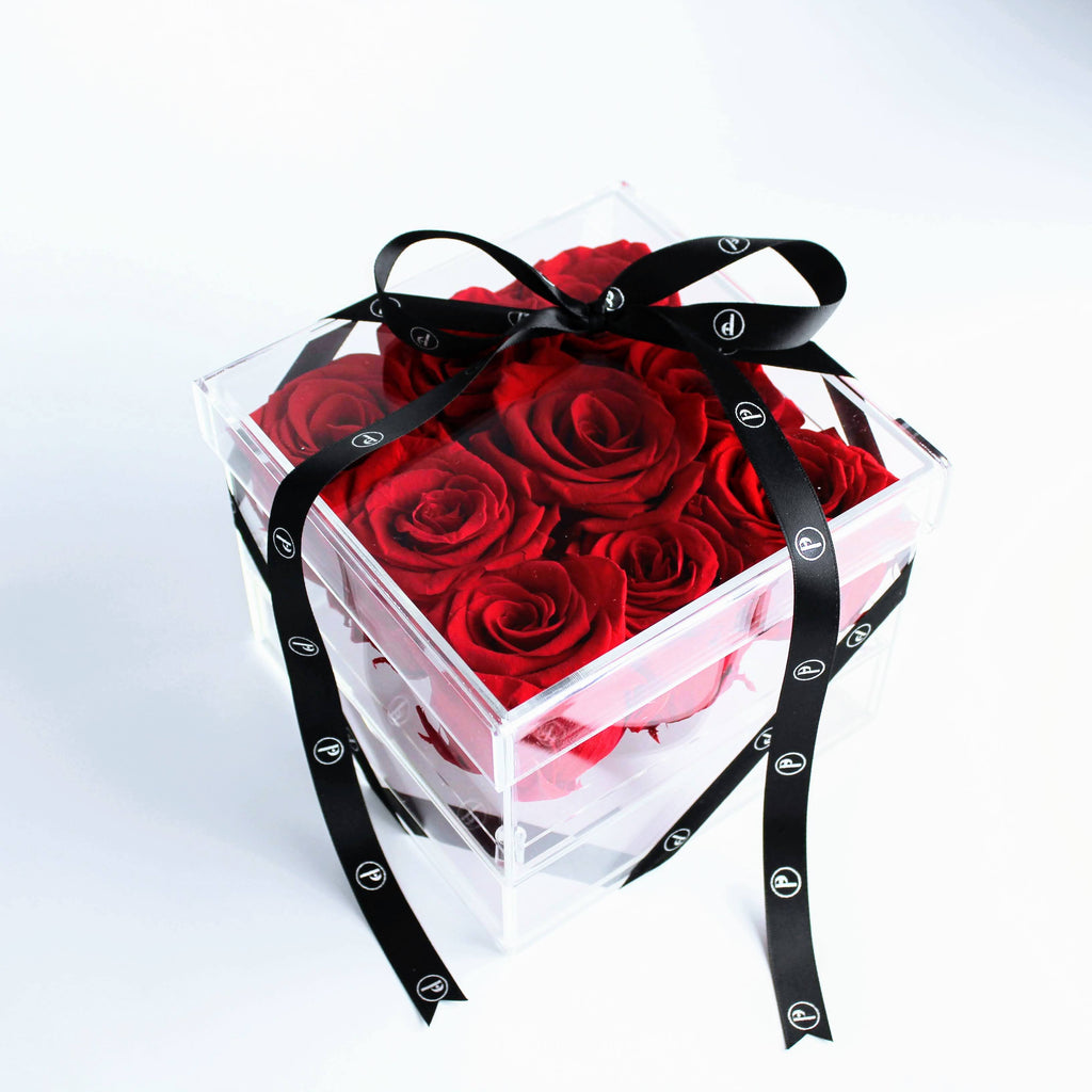 Buy Preserved Roses and Stems in Box | Box of Preserved Flowers in ...