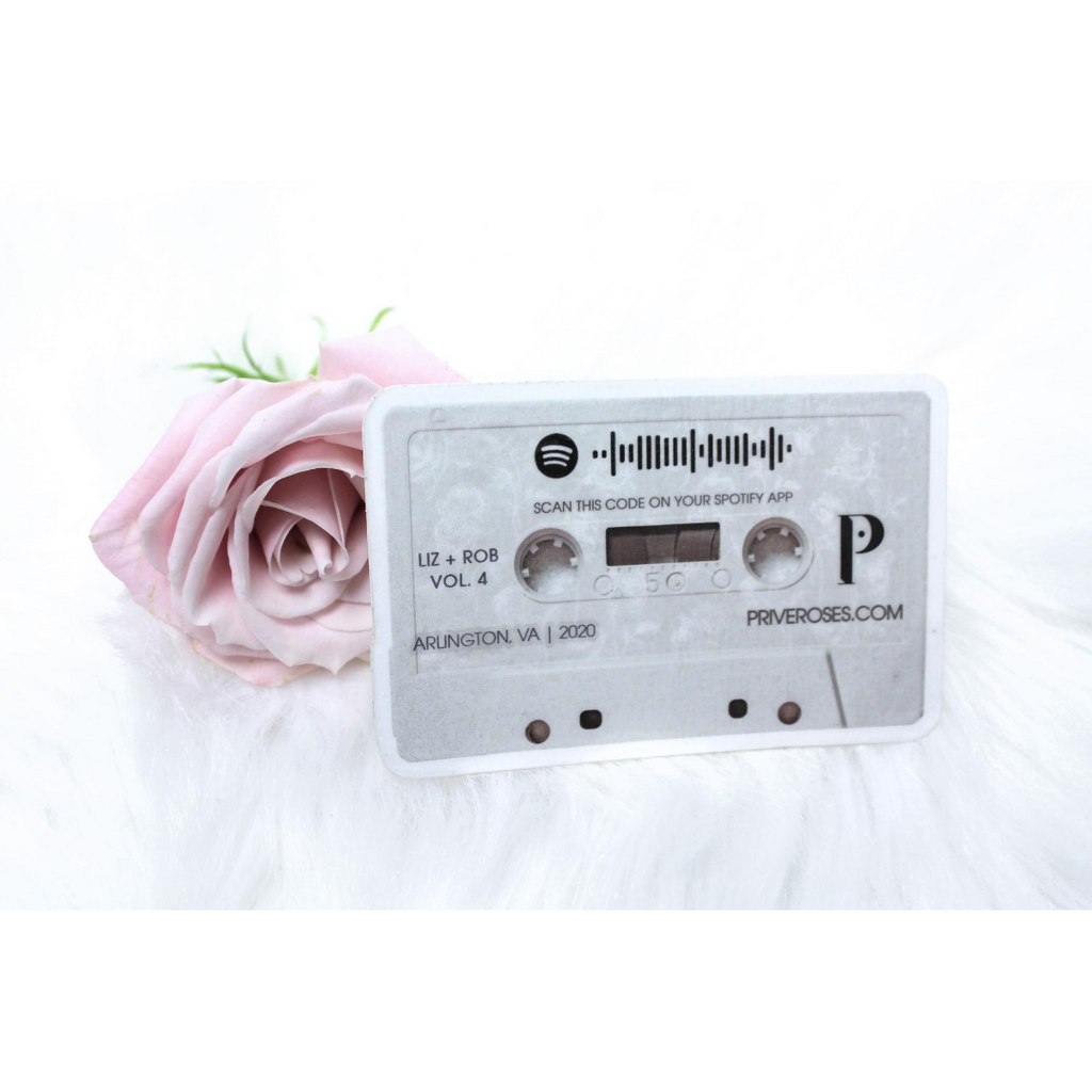 FREE Add-On: Old School, Romantic "Cassette" Sticker